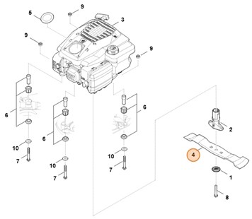 Nóż, Stihl WA407020105