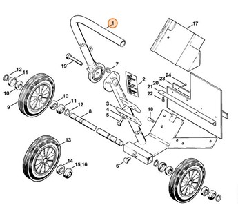 Kanał prowadzenia wałka napędowego, Stihl 42017902300