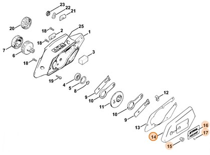 Pokrywa przekładni, Stihl 42136405800