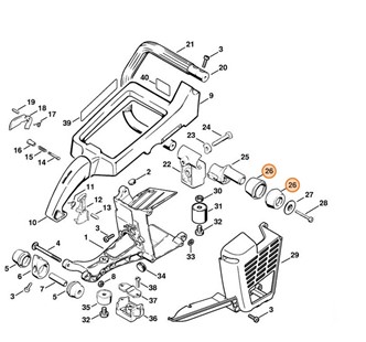 Amortyzator pierścieniowy, Stihl 11117909905