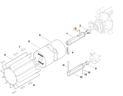 Trzpień, Stihl 46017381500