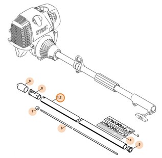 Wysięgnik Ø 25,4 mm, Stihl 42437107121