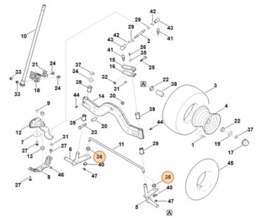 Wspornik, Stihl 61407605205