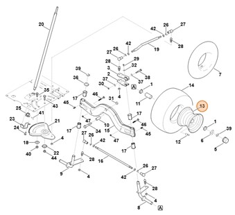 Obręcz koła 6,0-6, Stihl 61707603900