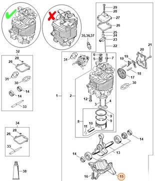 Misa korbowa, Stihl 42820212503
