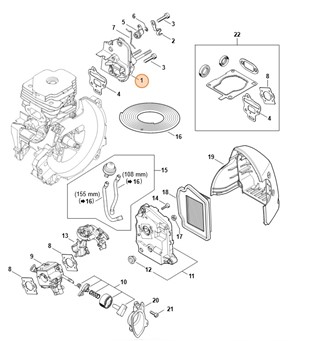 Kołnierz pośredni, Stihl 41481202300