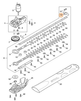 Osłona prowadnika, Stihl 48187929000