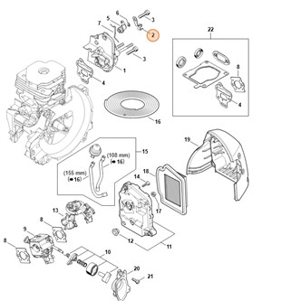 Blaszka masy, Stihl 41481829600