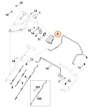 Uchwyt, Stihl 63647042700