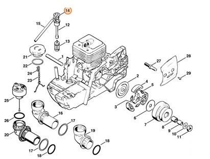 Element kątowy, Stihl 11083532500