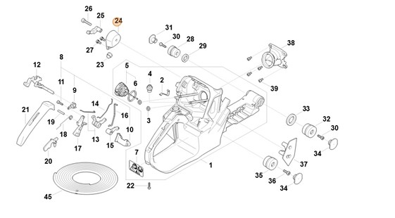 Amortyzator pierścieniowy, Stihl 11247909920