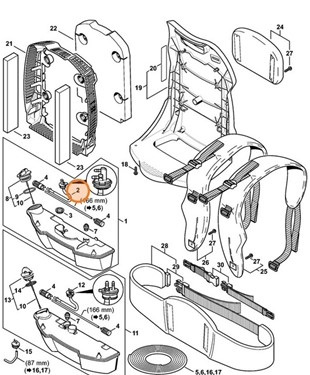 Element łączący, Stihl 42823501402