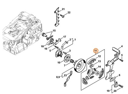 Sprzęgło, Stihl 11461602000