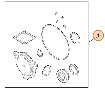 Zestaw uszczelek, Stihl VB040071610