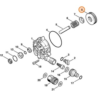 Łożysko igłowe, Stihl 47337642350