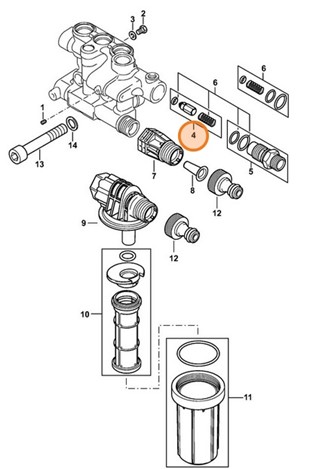 Zawór zwrotny, Stihl 47885100202