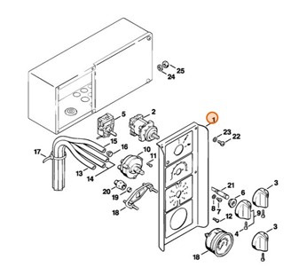 Tablica instrumentów, Stihl 47125120200