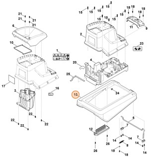 Płyta osłaniająca, Stihl 60137921306
