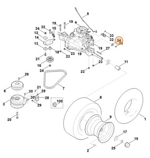 Element kątowy, Stihl 61706471100