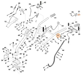 Uchwyt kierujący, Stihl 62517405205