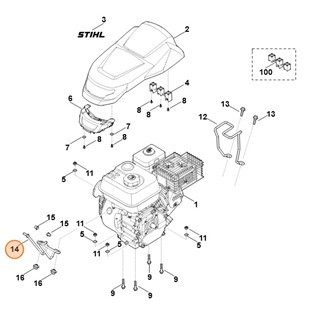 Uchwyt przedni, Stihl 62507162510