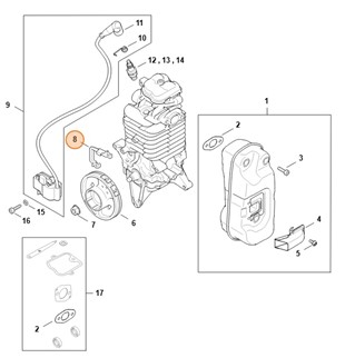 Element izolujący, Stihl 42834058000