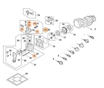 Przyłącze wodne do przecinarki, Stihl RE026703614