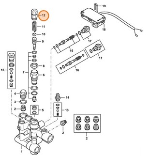 Śruba zamykająca, Stihl 47887085800
