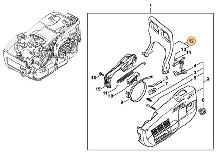 Osłona dłoni, Stihl 11457909101