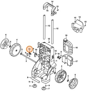 Ściągacz do wiązania kabli, Stihl 47884312500