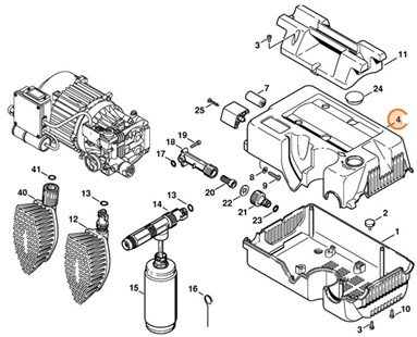 Pokrywa górna, Stihl 47197062102