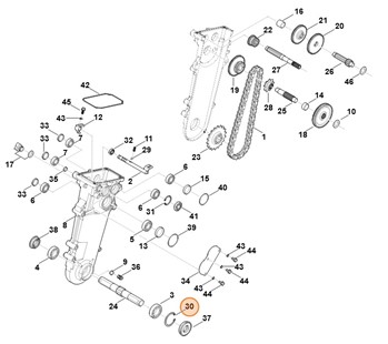 Pierścień zabezpieczający, Stihl 62506431000