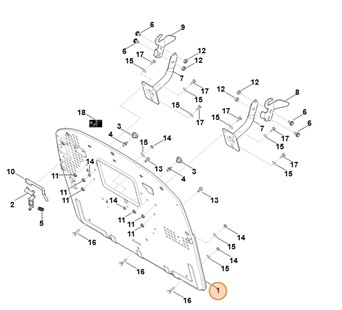 Ściana tylna, Stihl 61707631130