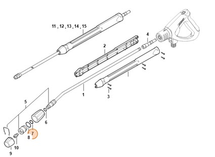 Okrągły pierścień uszczelniający 12,37x2,62, Stihl 96459457530