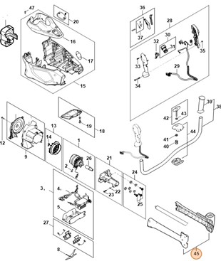 Obudowa, Stihl FA017901400