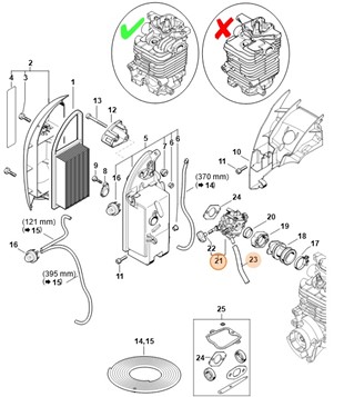 Gaźnik 4282/13, Stihl 42821200613