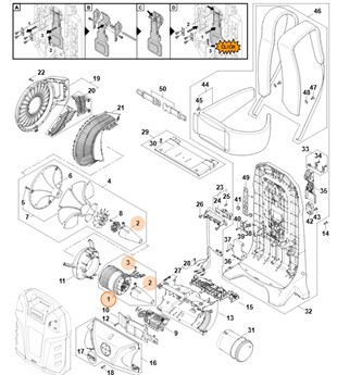 Dmuchawa, Stihl BA037600500