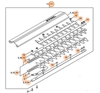 Urządzenie tnące 750 mm / 30", Stihl 42267105942
