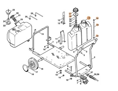 pojemnik, Stihl 47067000805