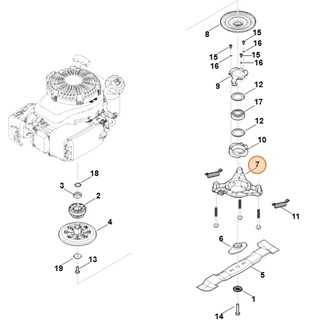 Kołnierz sprzęgła, Stihl 63781600500