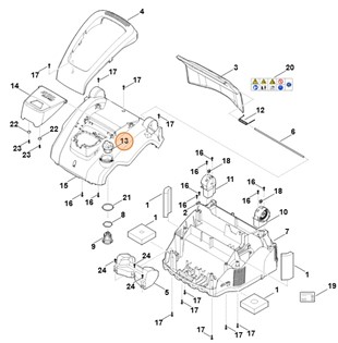 Pokrętło, Stihl 62917166000
