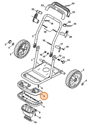 Płytka ustalająca, Stihl 47807042801
