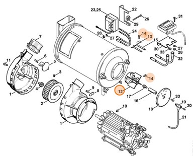 Uchwyt elektrody, Stihl 47245201600