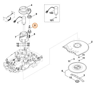 Zębnik, Stihl 63097636100