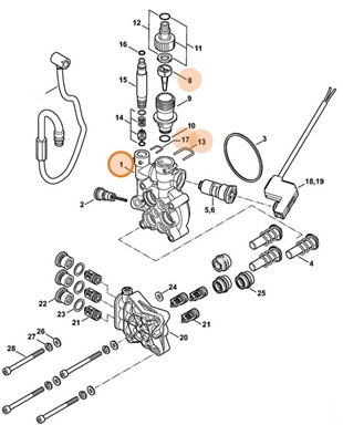 Korpus pompy, Stihl 47777004000