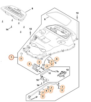 Obudowa, Stihl IA017008505