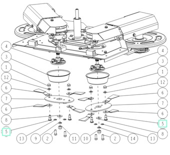 Śruba noża, Orec 0305-70900
