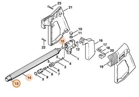 Rura natryskowa, Stihl 49155001125