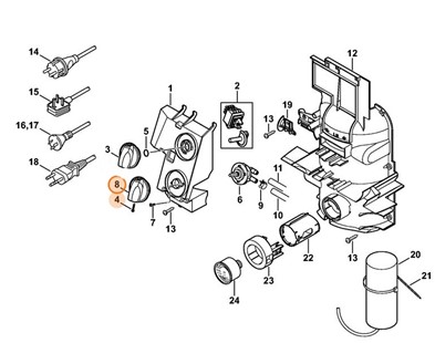 Pokrętło, Stihl 47475120402