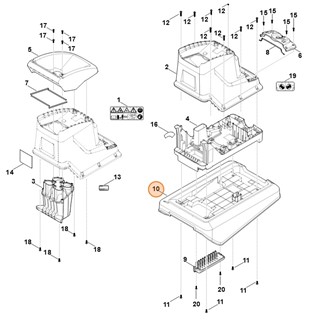 Płyta osłaniająca, Stihl 60137921301